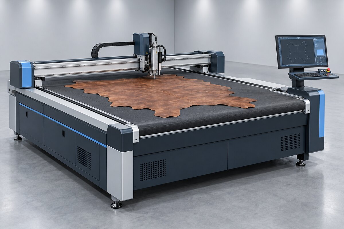 Sistem automat de tăiere a pielii